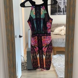 Material girl juniors bodycon multicolor dress